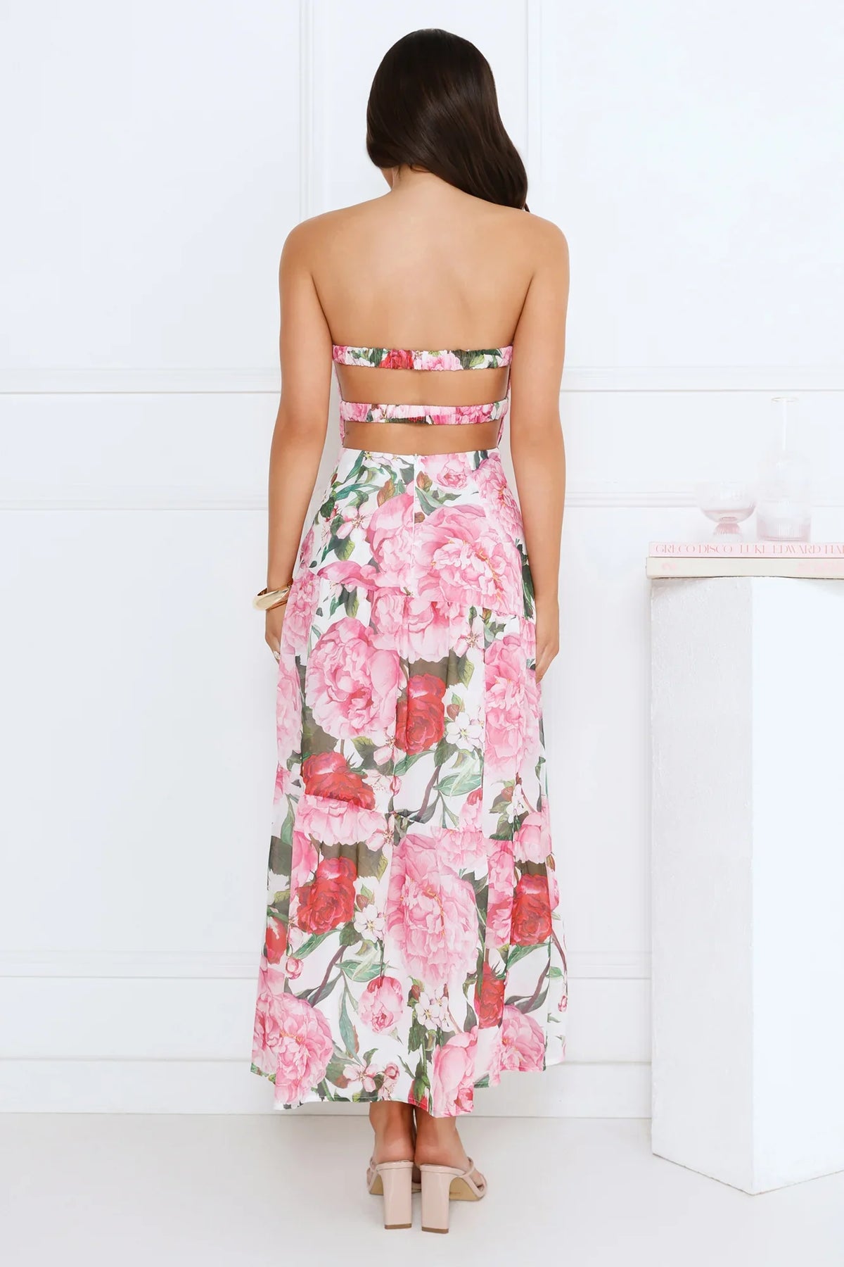 Daydream Luxe Strapless Maxi Dress Pink
