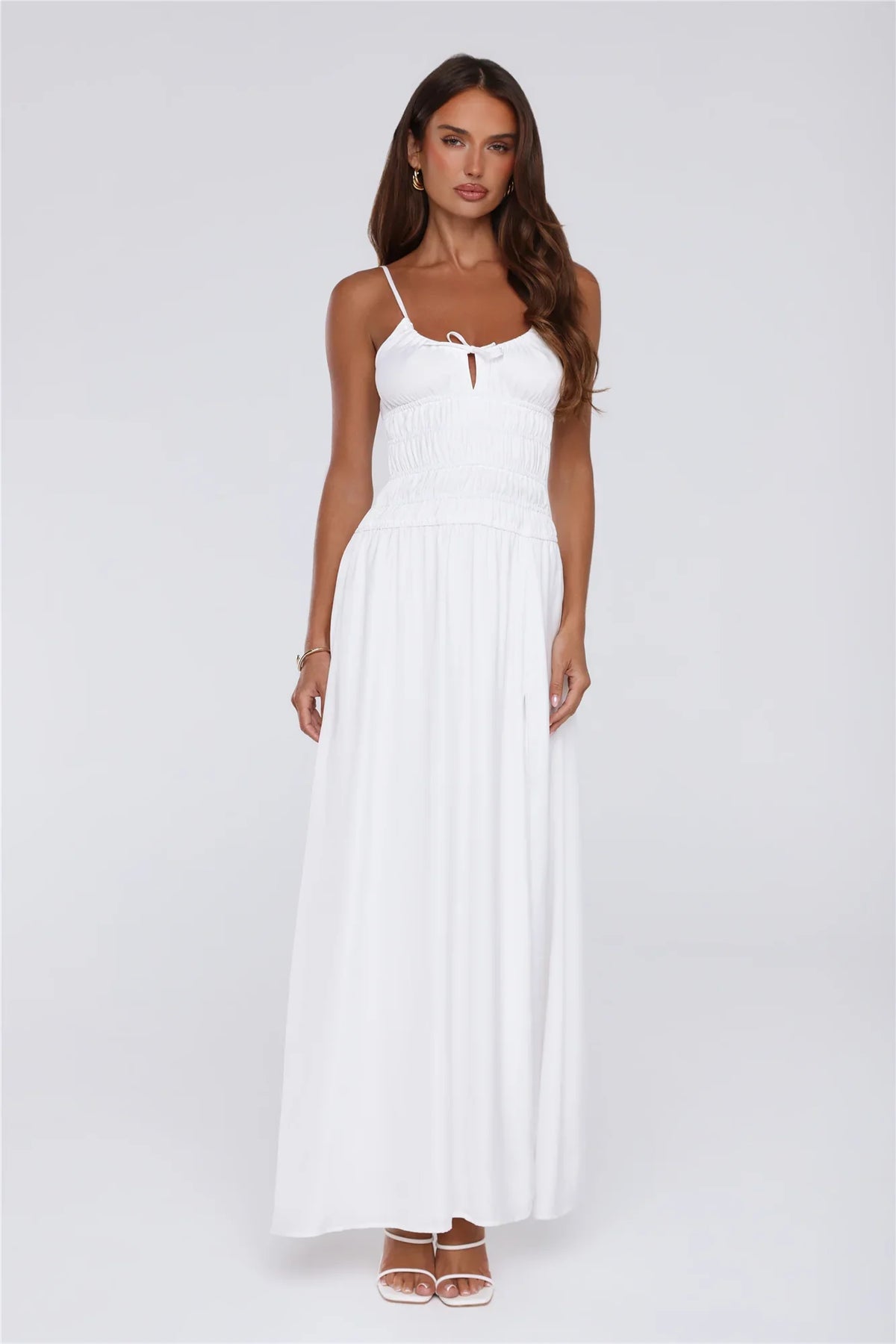 Sunbeam Days Maxi Dress White