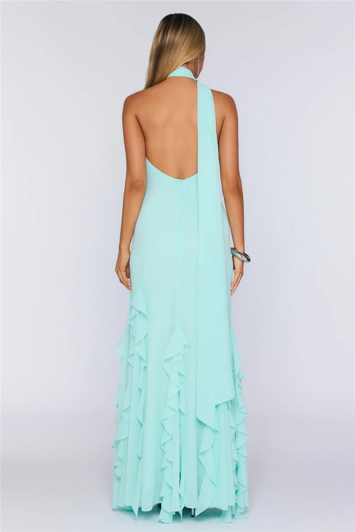 Prettiest Guest Wrap Neck Maxi Dress Sage