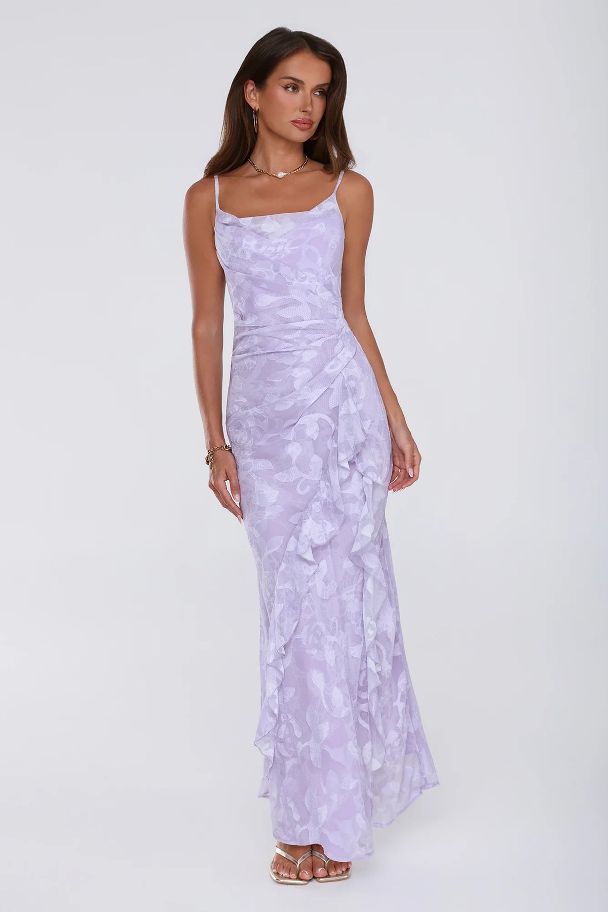 Guest Look Maxi Dress Purple