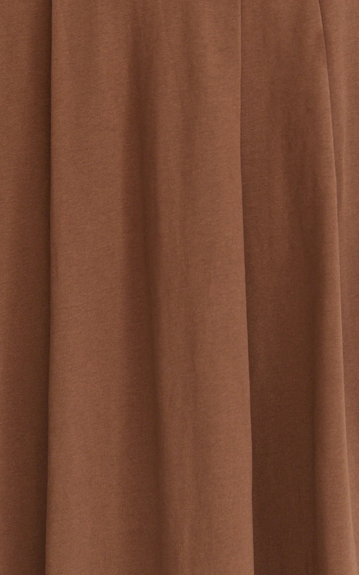 Tami Midi Dress - Off Shoulder Dress in Chocolate