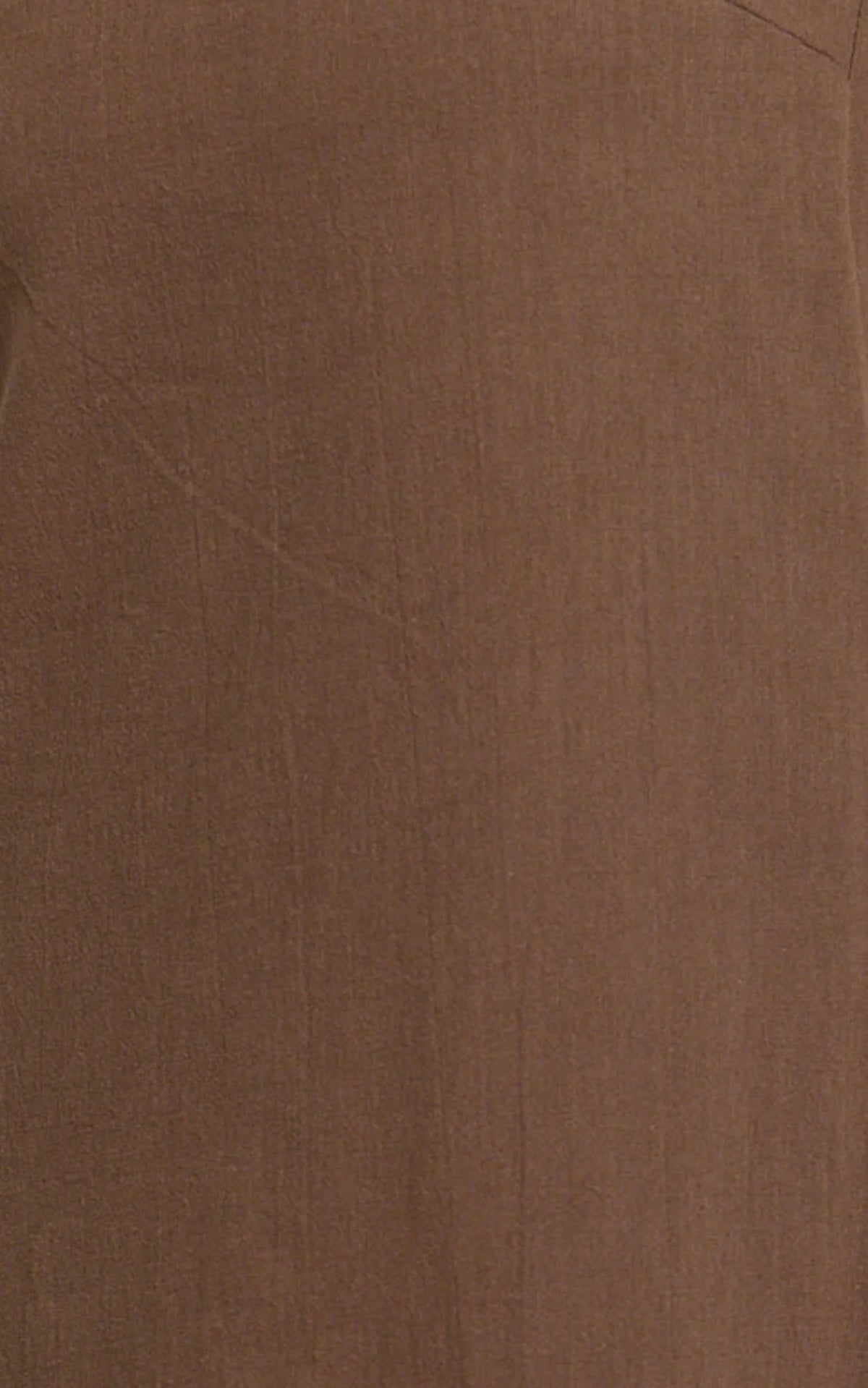 Emmie Midi Dress - Strapless Trapeze Dress in Chocolate