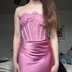 Only Lover Satin Lace Strapless Maxi Dress Yellow