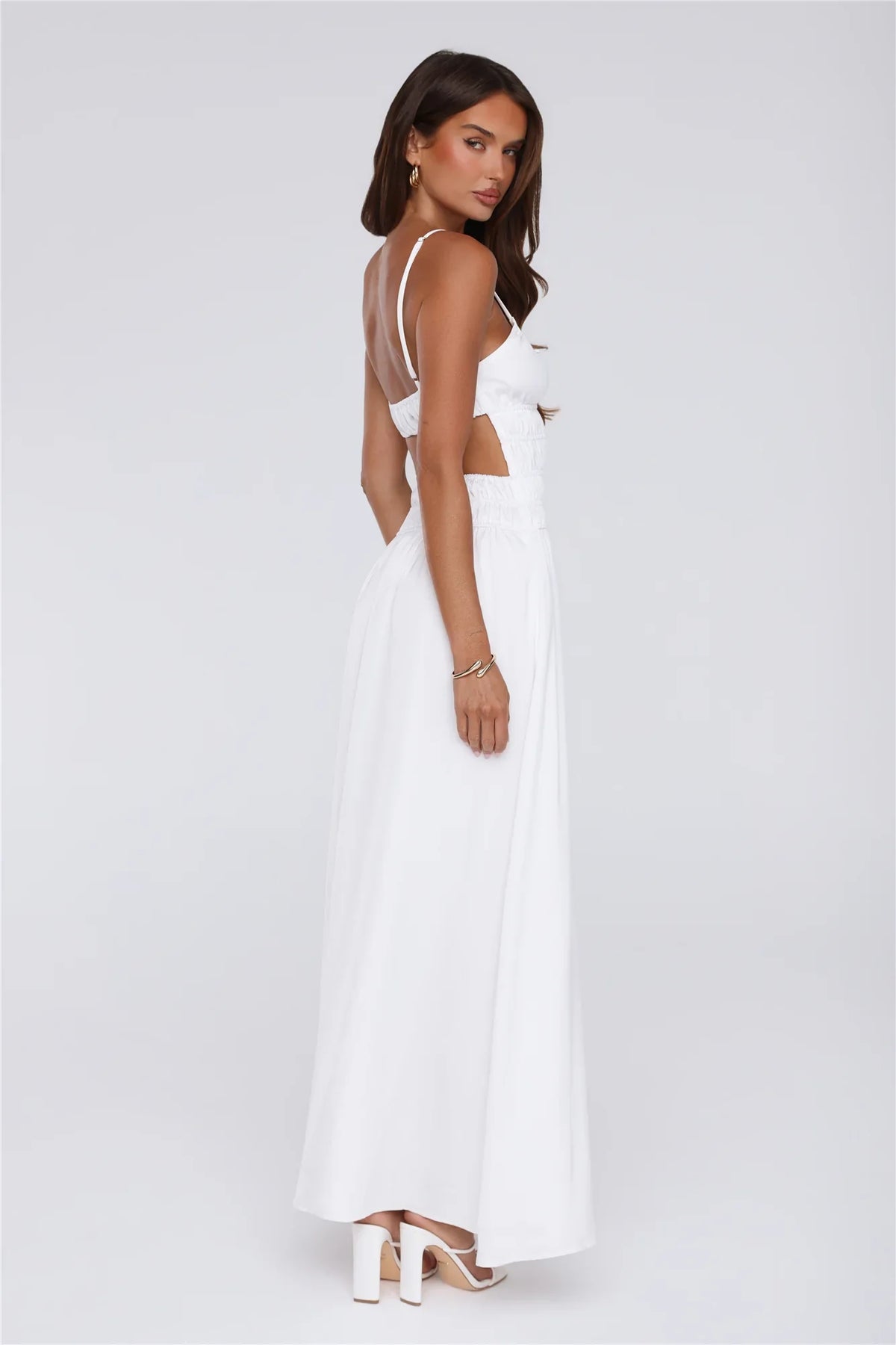 Sunbeam Days Maxi Dress White