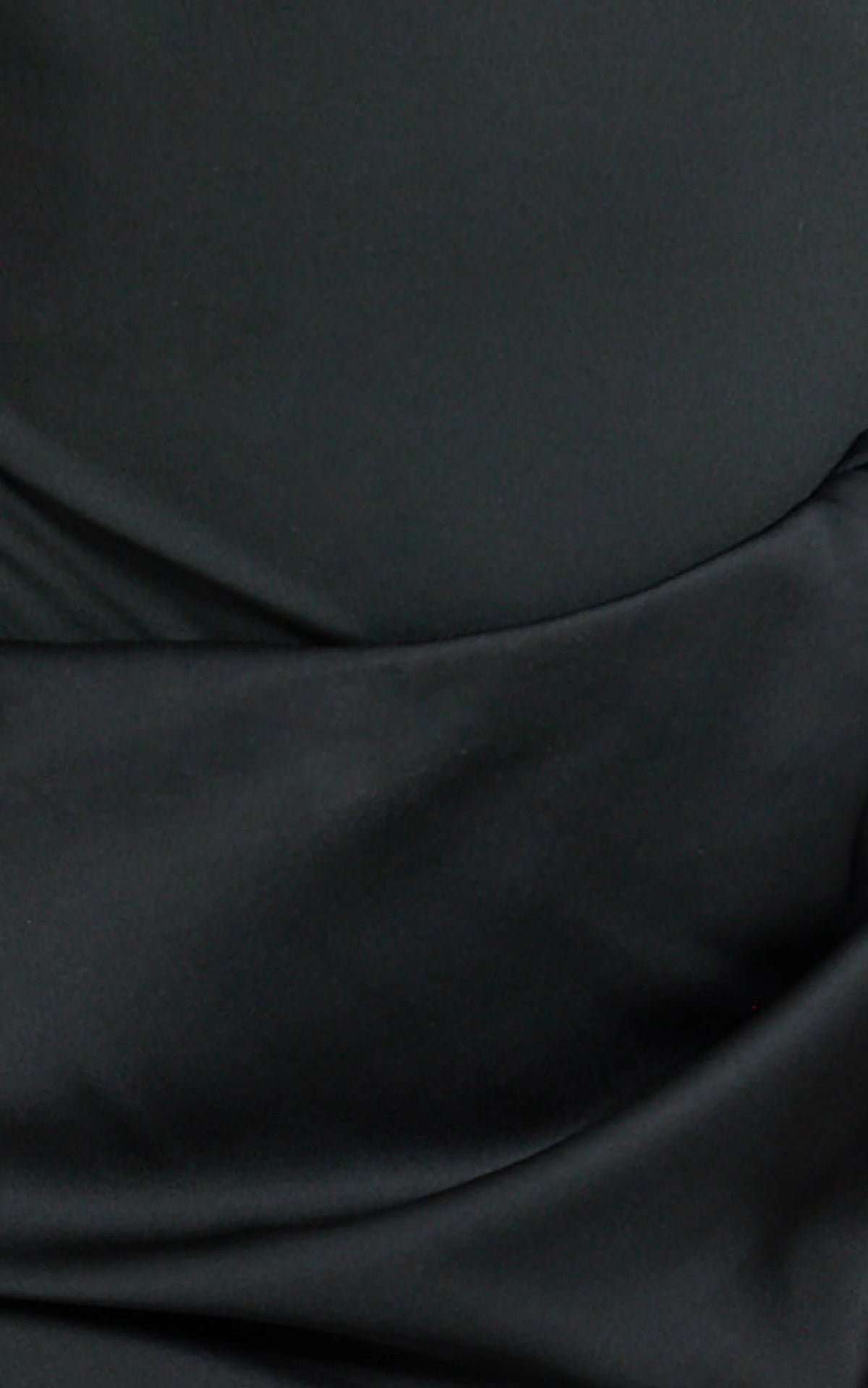 Pepper Maxi Dress - High Neck Bodysuit with Draped Skirt in Black