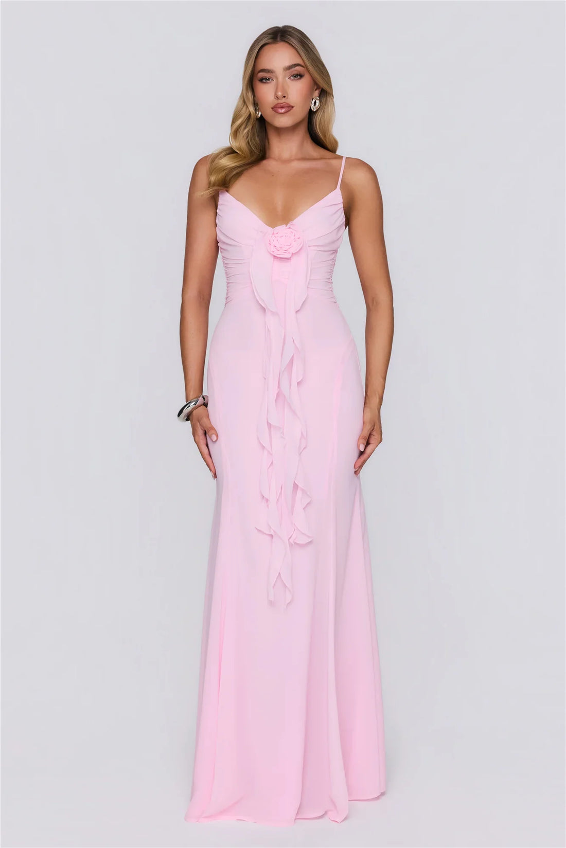 Dewy Dreams Maxi Dress Pink