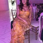 Festival Of You Strapless Tulle Maxi Dress Mustard