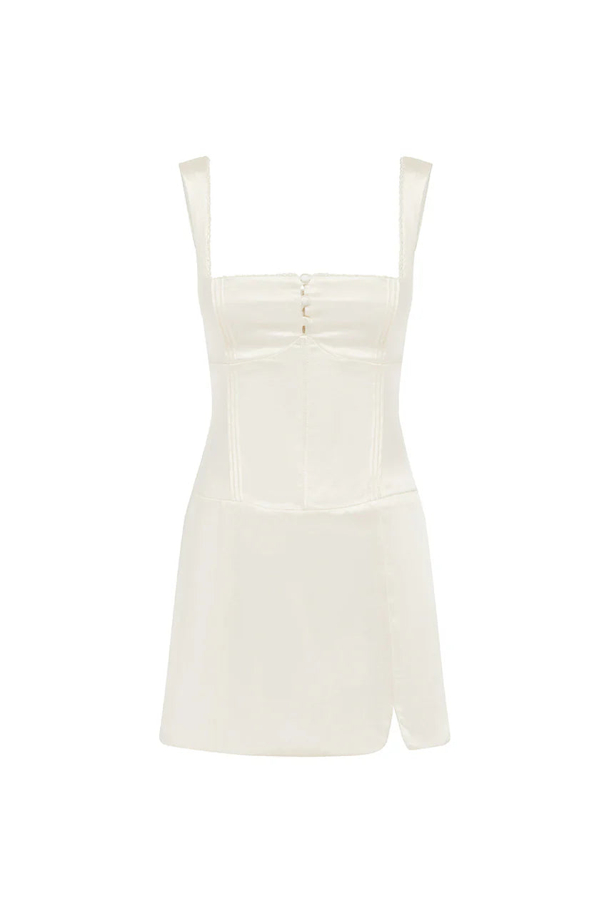 AMALDA MINI DRESS - IVORY