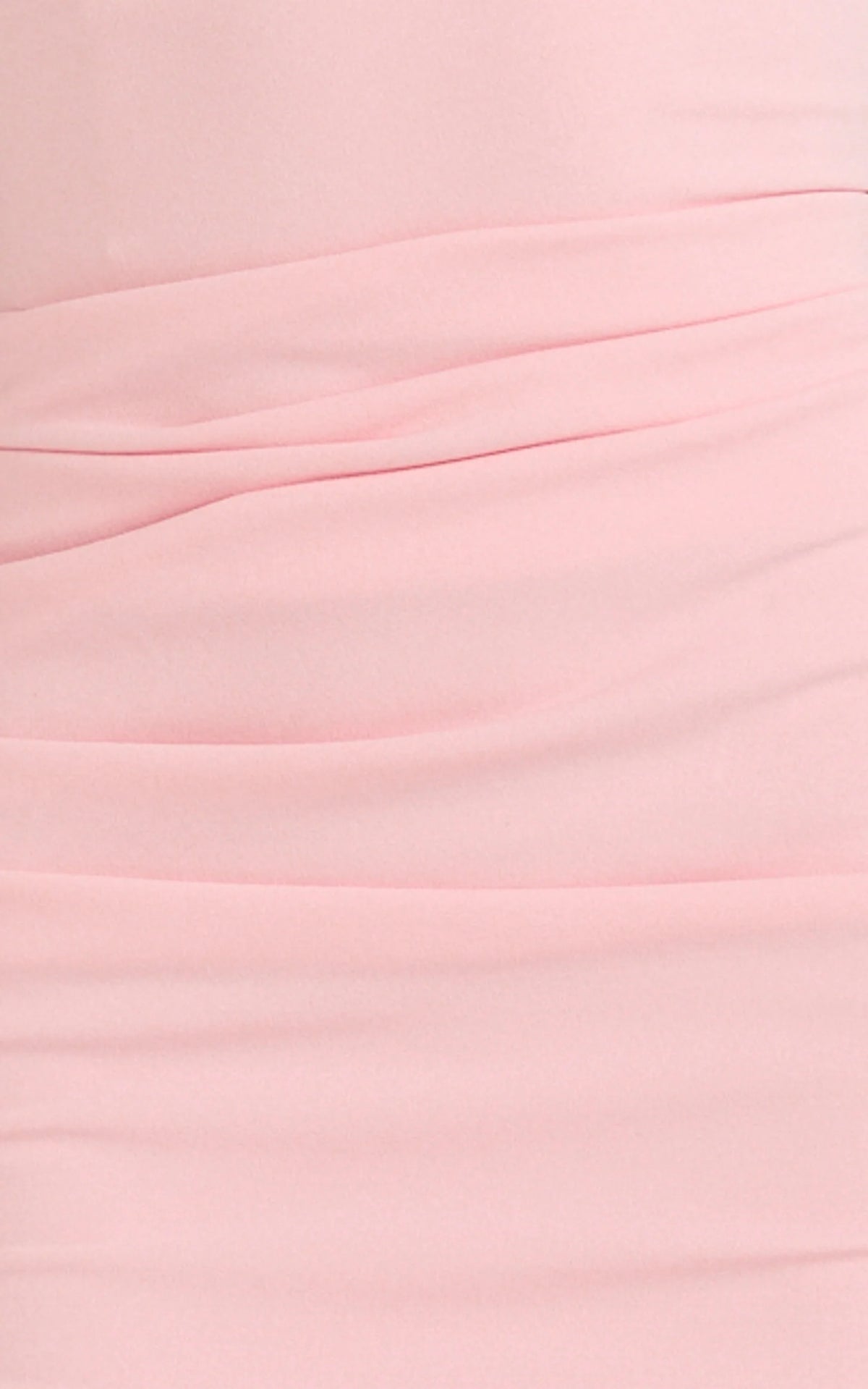 Lani Midi Dress - Scooped Neckline Draped Skirt Halter Dress in Pink