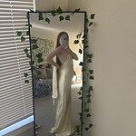 The Vivia Halter Satin Maxi Dress Yellow