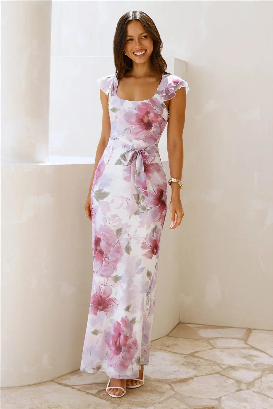 League Of Her Own Maxi Dress Floral