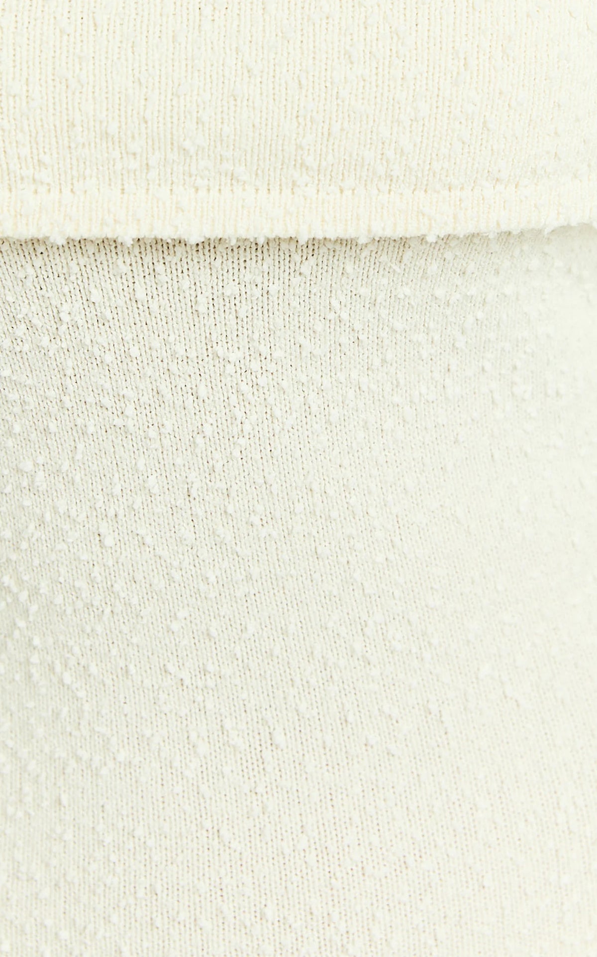 Pietra Maxi Dress - Knit Off Shoulder Dress in Cream