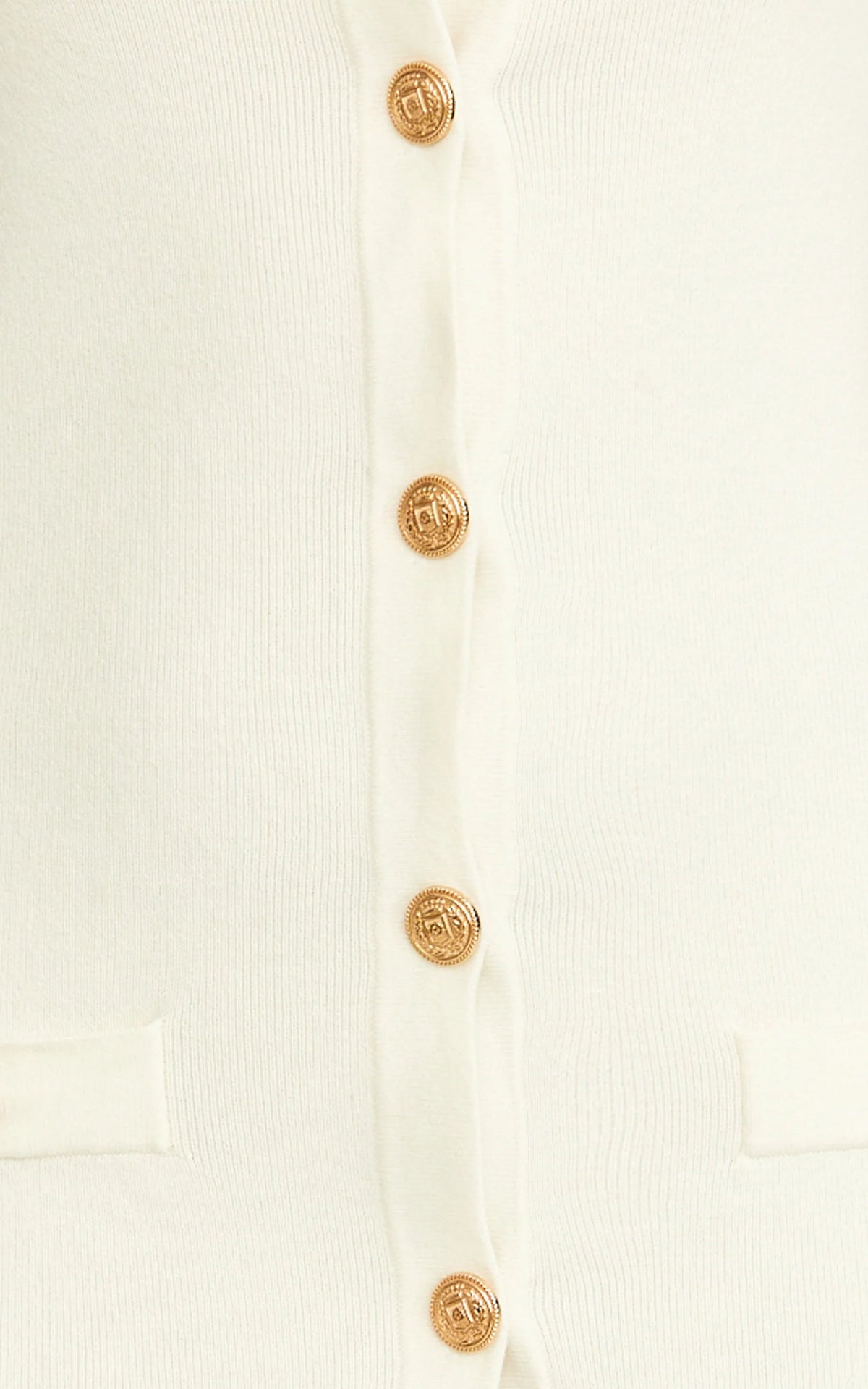 Gabby Midi Dress - Sweetheart Strapped Hardware Button Front Fitted Contrast Trim Knit Dress in Plain White