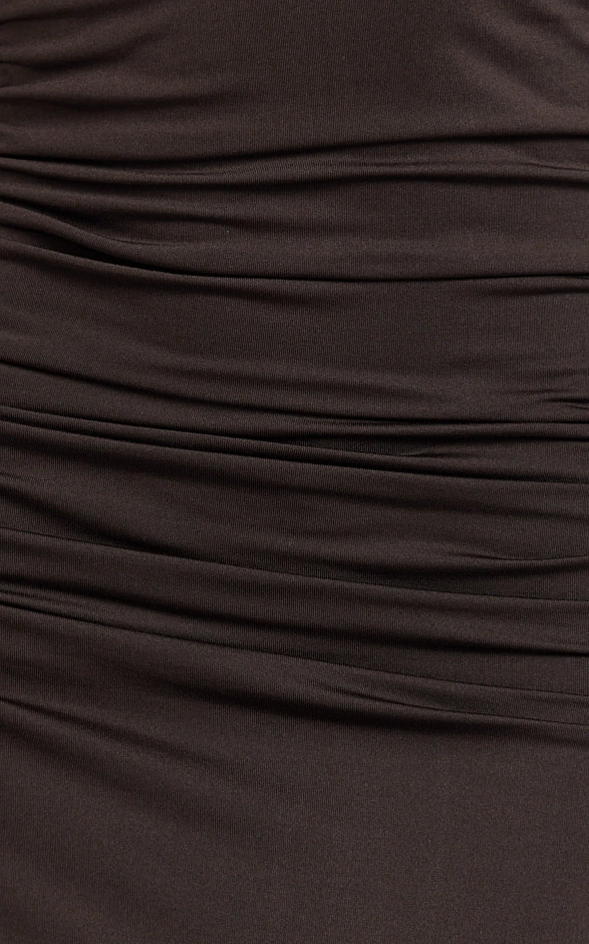 Daniella Maxi Dress - Halter Tie Ruched Maxi Dress in Chocolate
