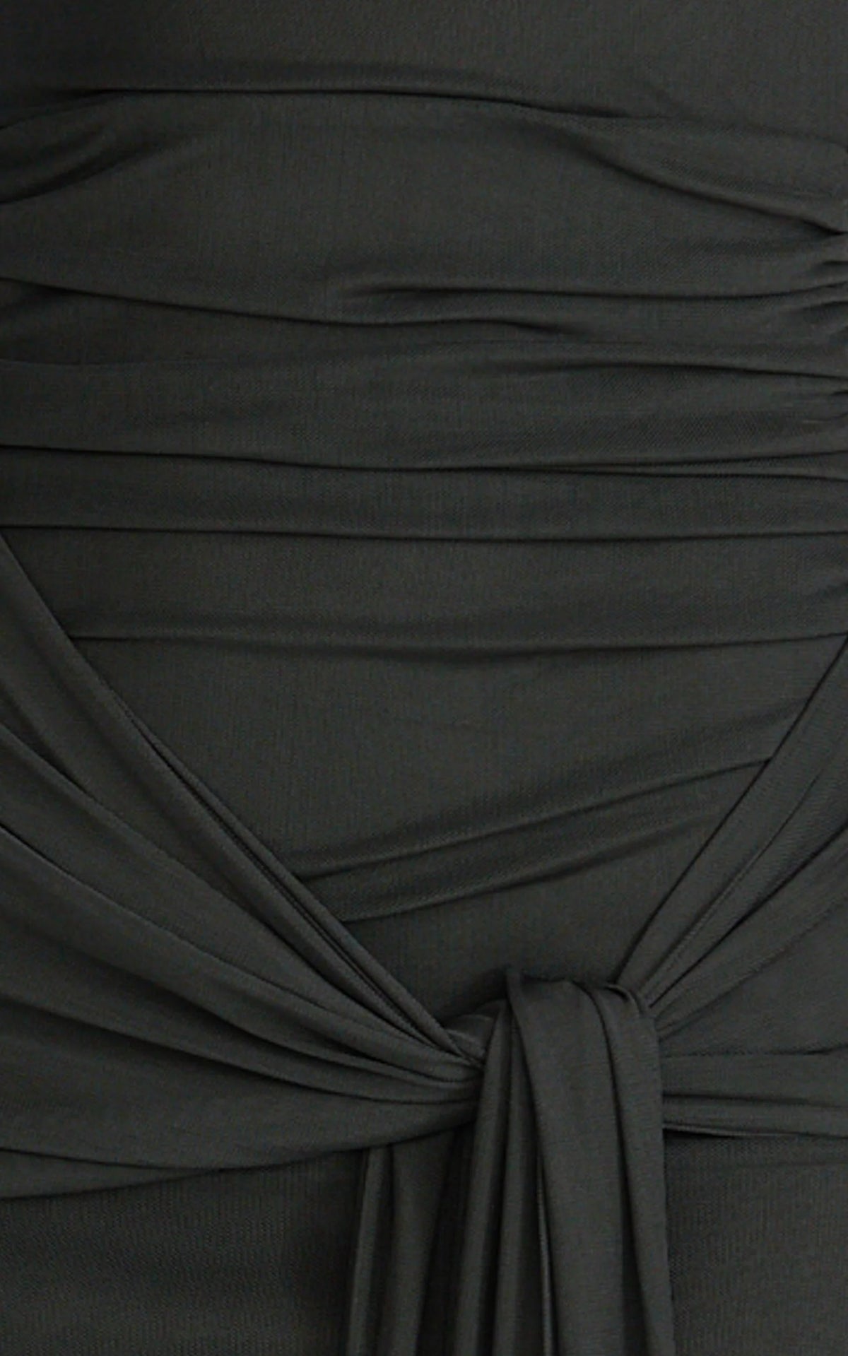 Nicolette Maxi Dress - Cape Sleeve Off Shoulder Dress in Black