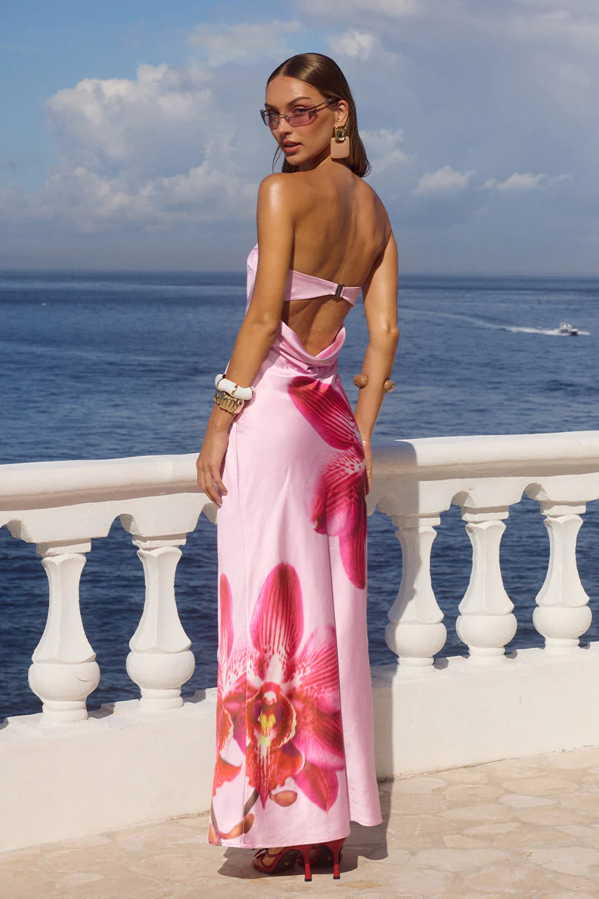 CELESTE MAXI DRESS - ORCHID PINK