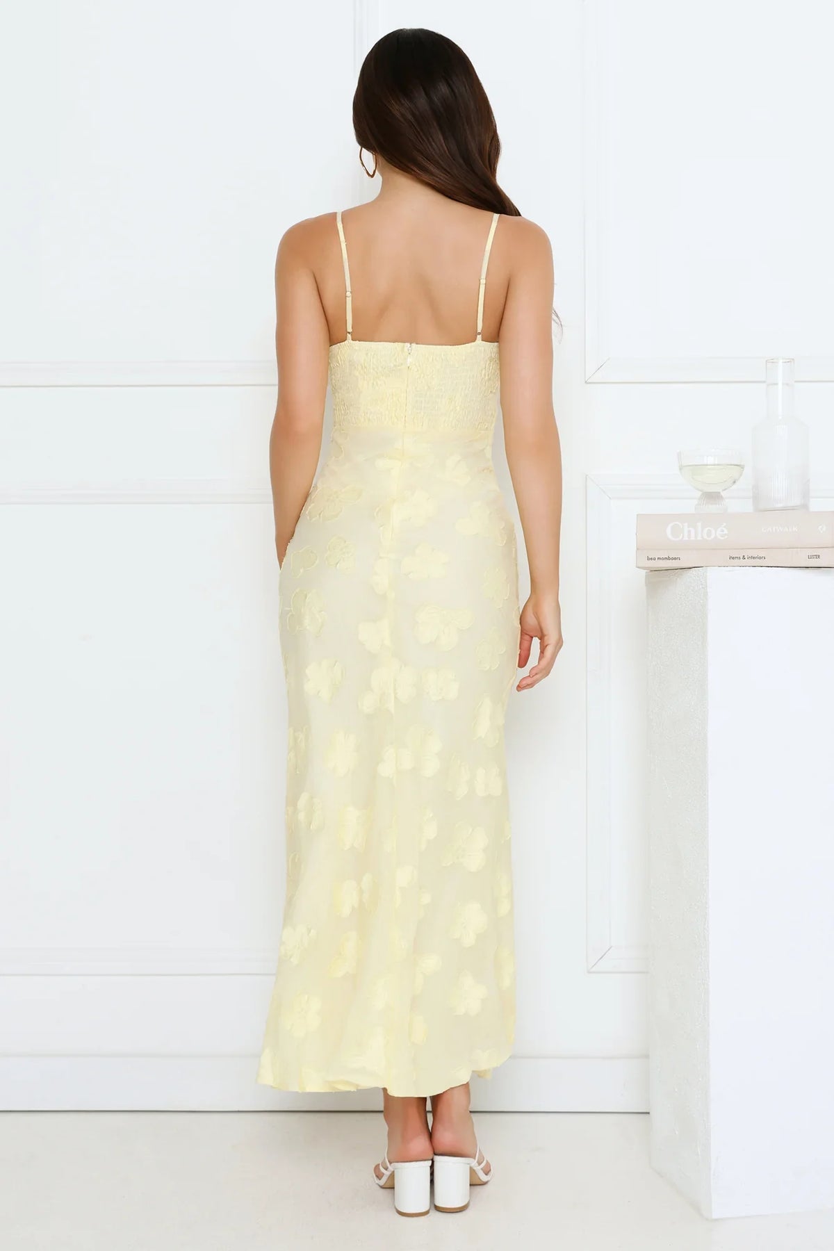 Daisy Whisper Maxi Dress Yellow