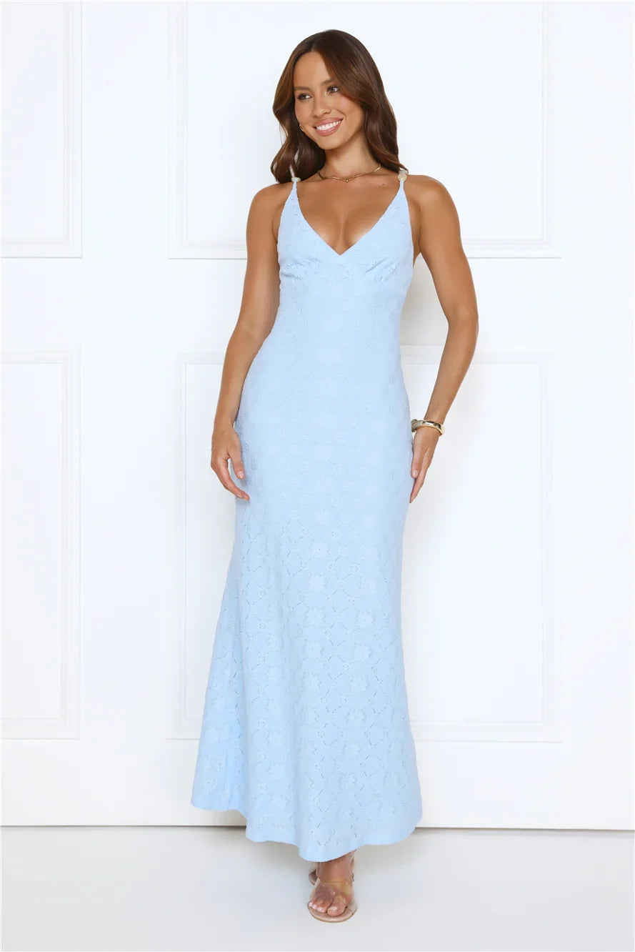 You Got This Maxi Dress Blue