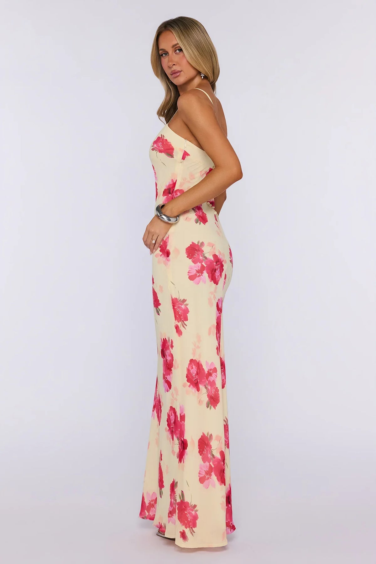 Bloom Dazzle Maxi Dress Yellow