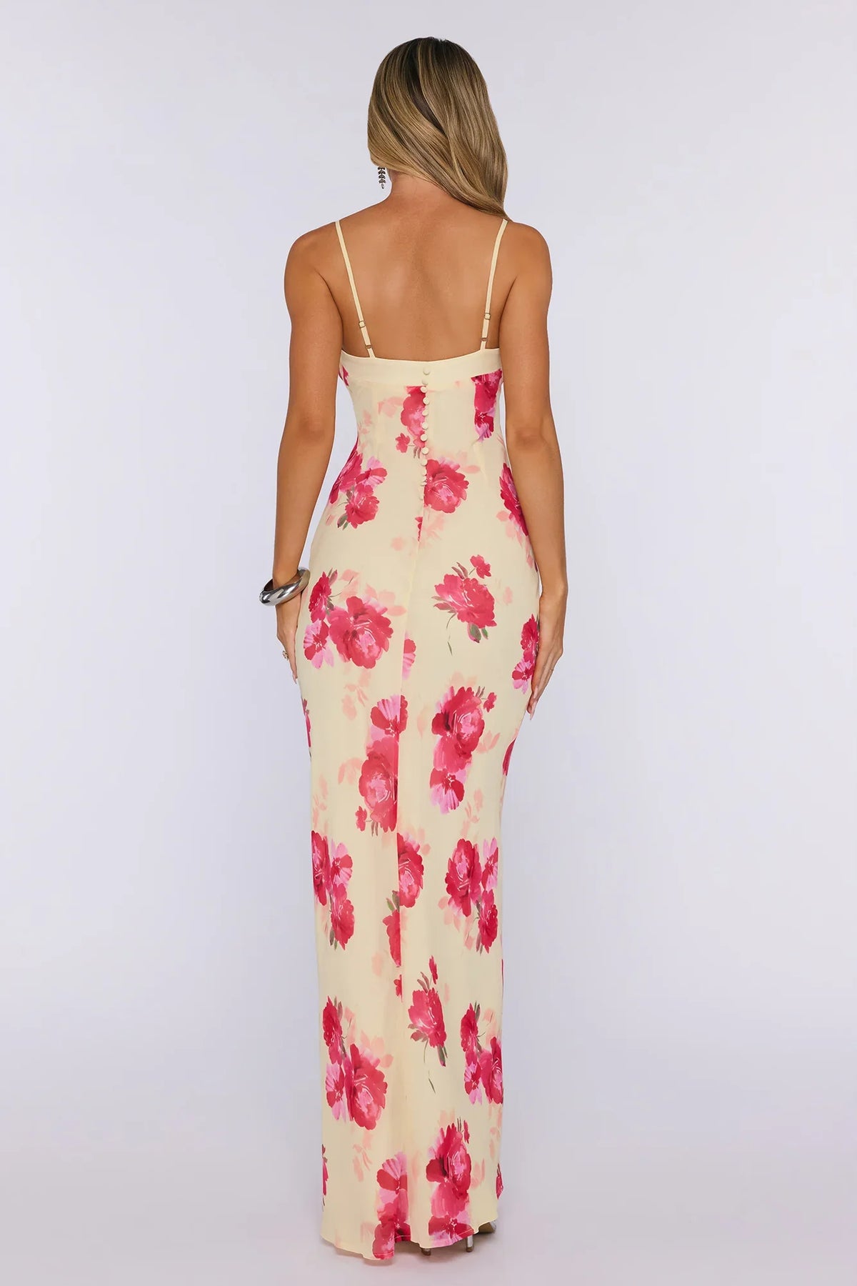 Bloom Dazzle Maxi Dress Yellow