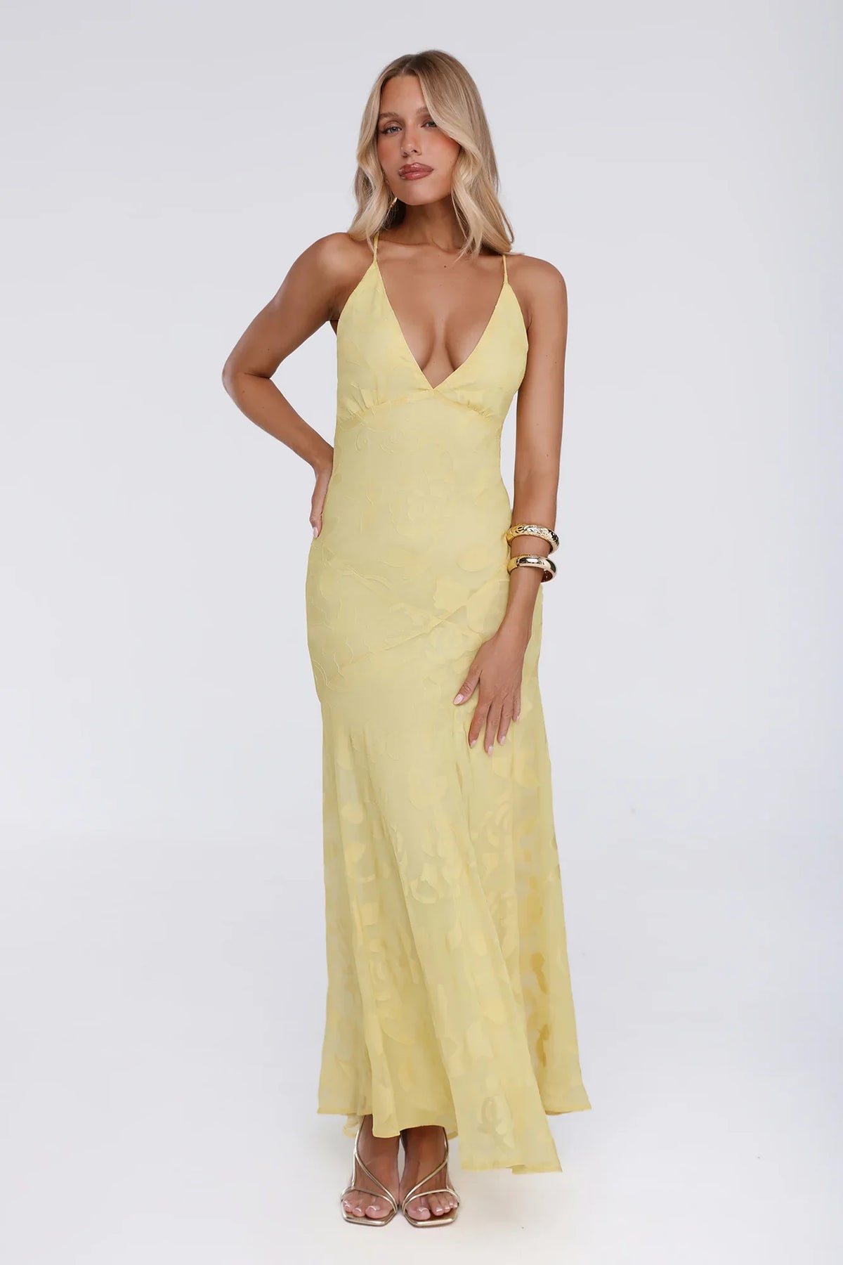 Soft Life Club Maxi Dress Yellow