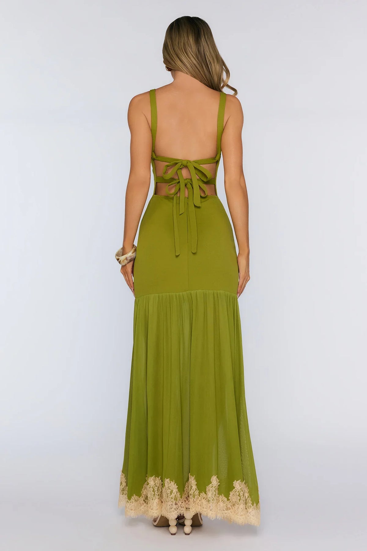 Next Level Energy Maxi Dress Olive