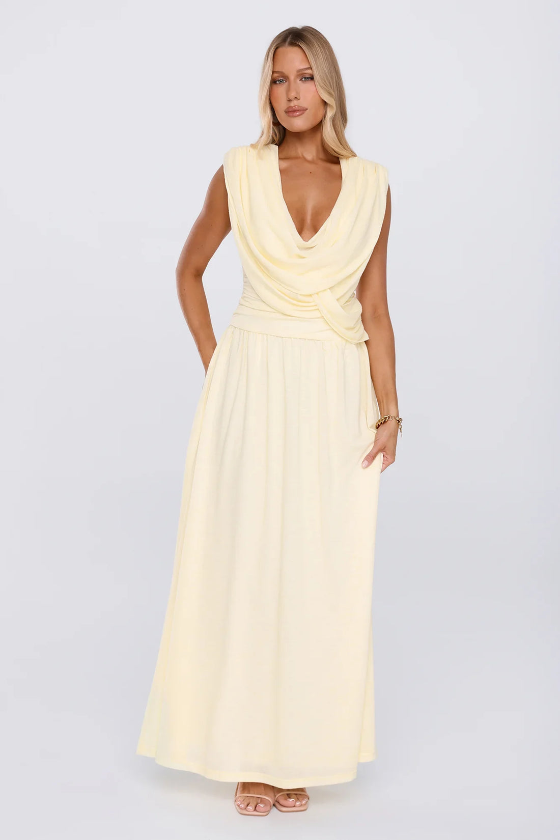 Made To Lead Maxi Dress Yellow