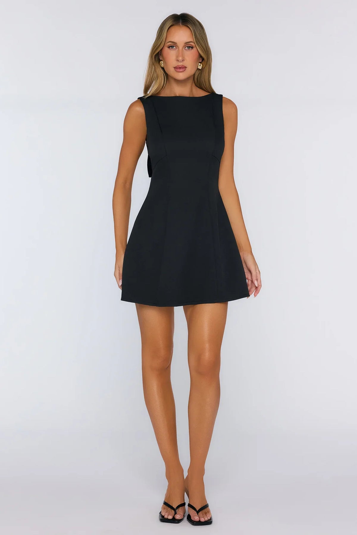 Easy Elegance Mini Dress Black