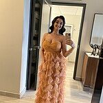 Festival Of You Strapless Tulle Maxi Dress Blue