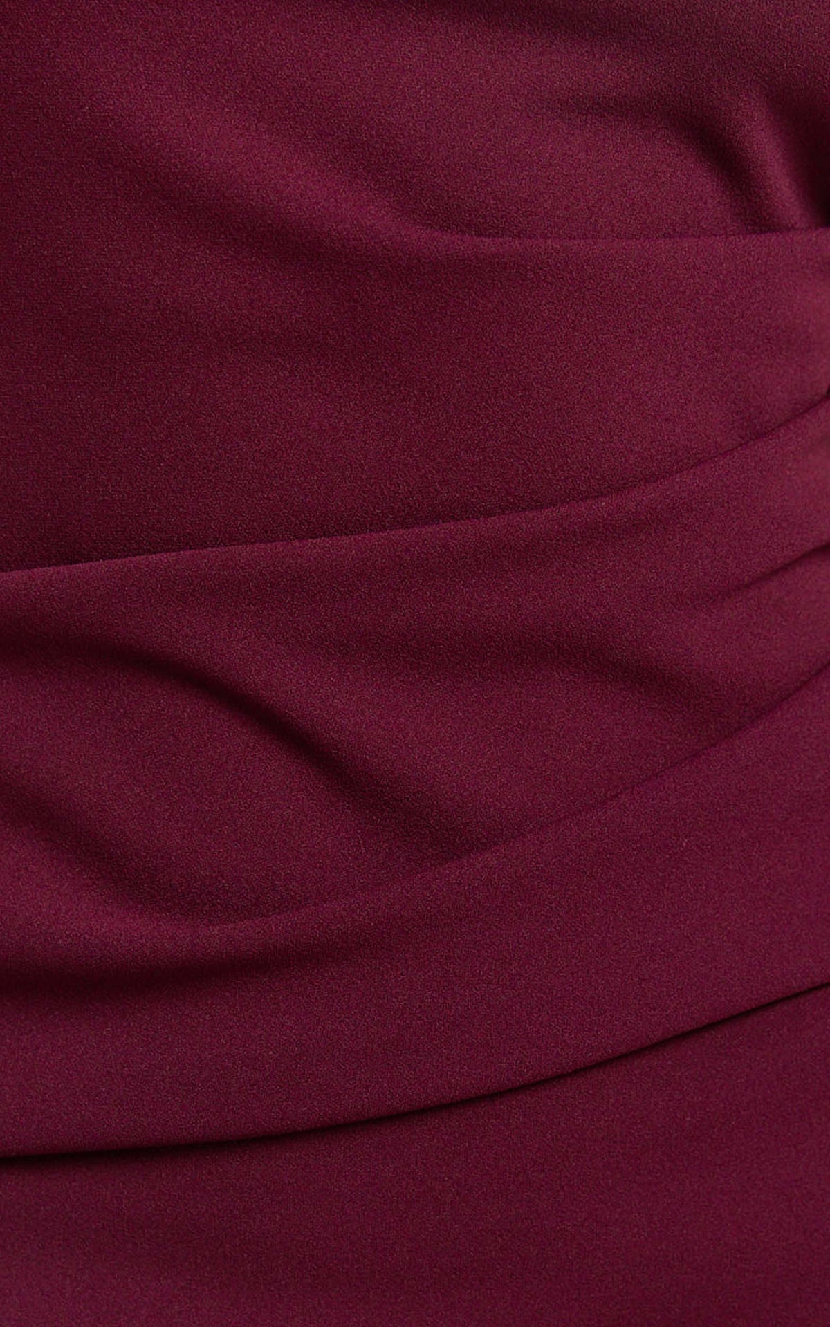 Vilma Mini Dress - One Shoulder Bodycon Dress in Wine