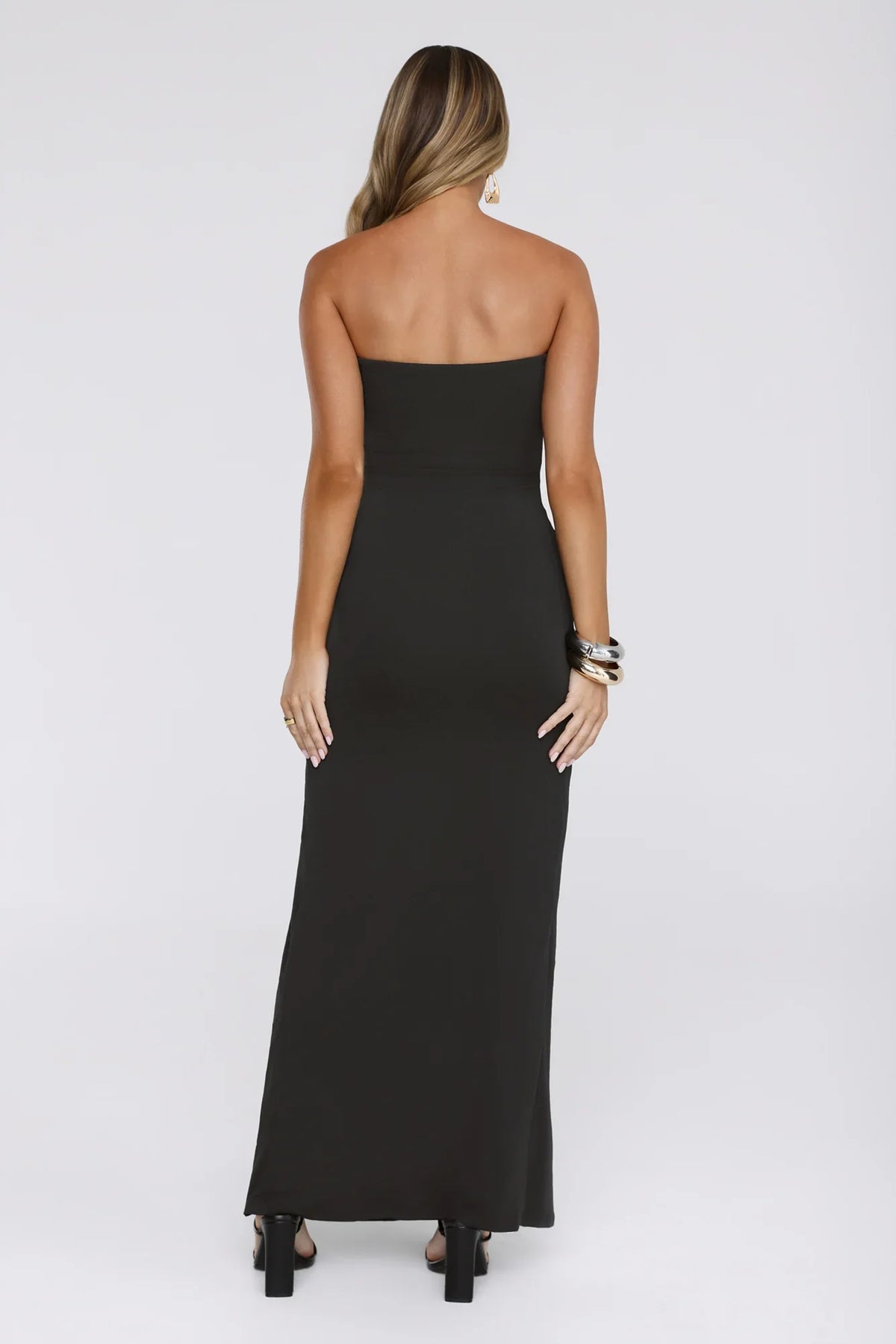 Wisp Wonder Strapless Maxi Dress Black