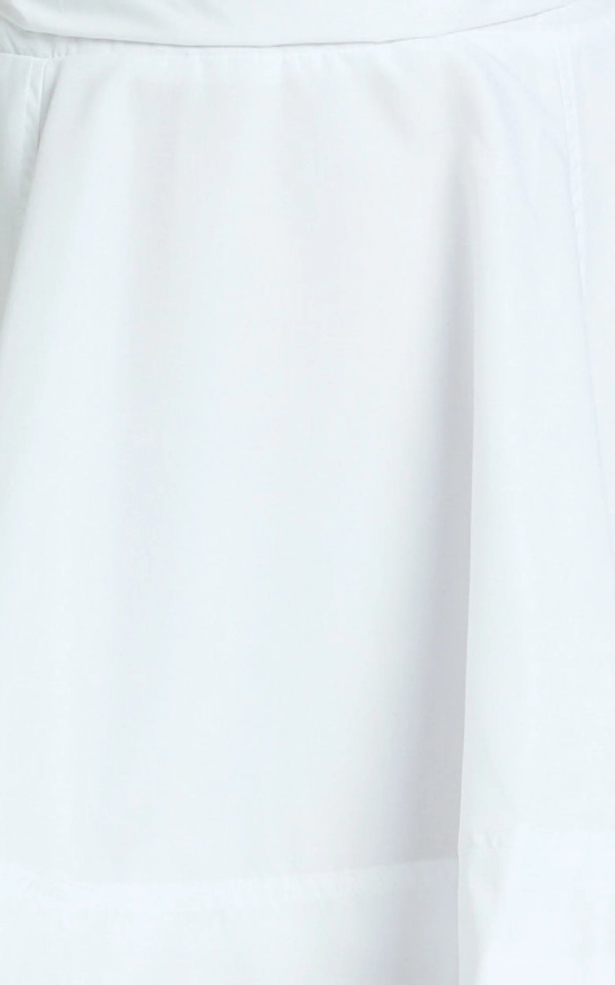 Kristy Mini Dress - V Neck Tie Bust A Line Dress in White