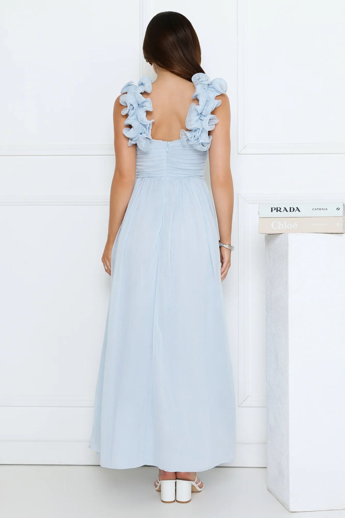 Dusk Pop Maxi Dress Blue