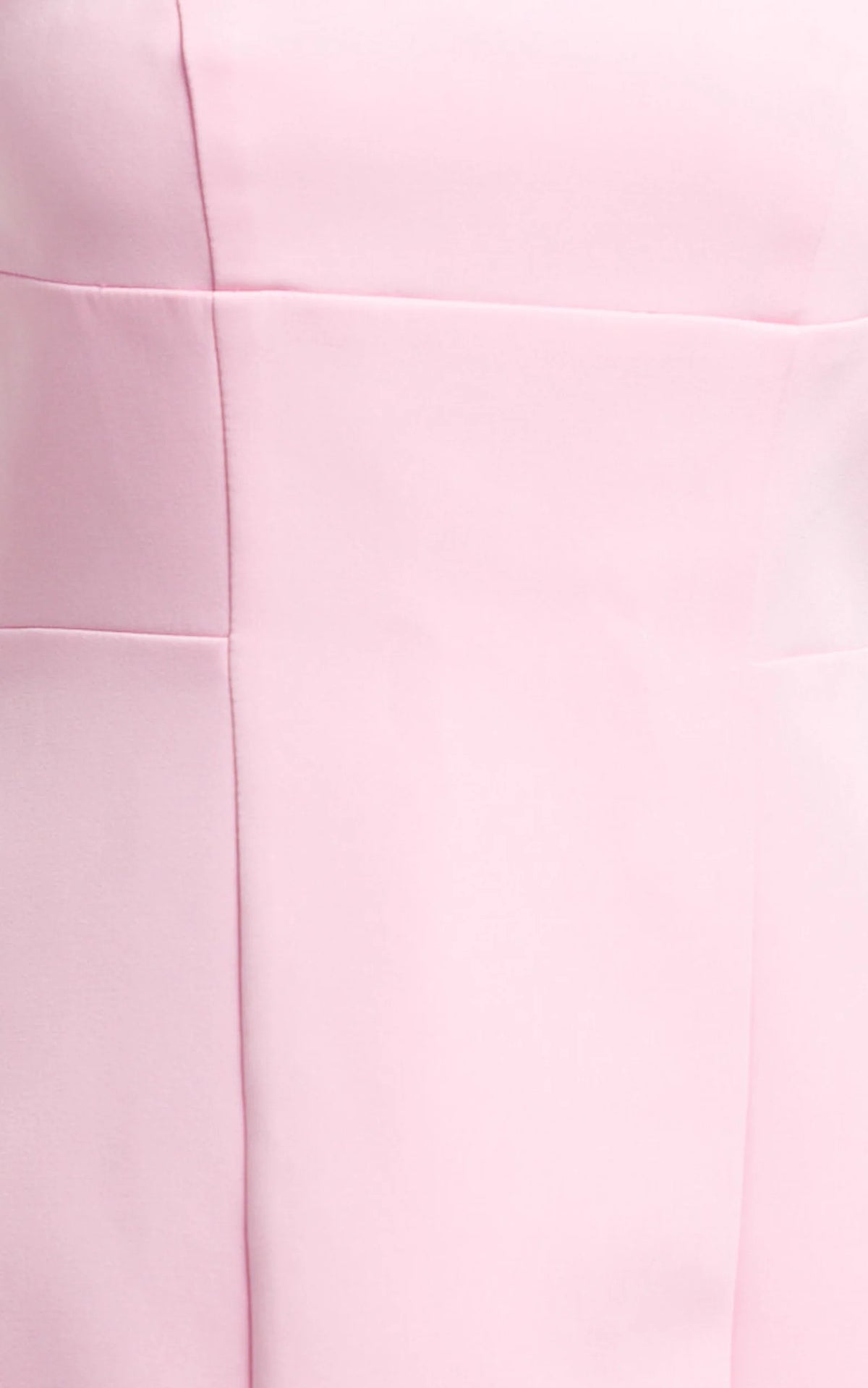 Catharine Mini Dress - Strapless A Line Dress in Pink